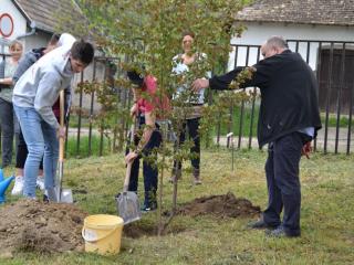 Föld napja szellemiségét és a közös együttműködést is jelképezi.